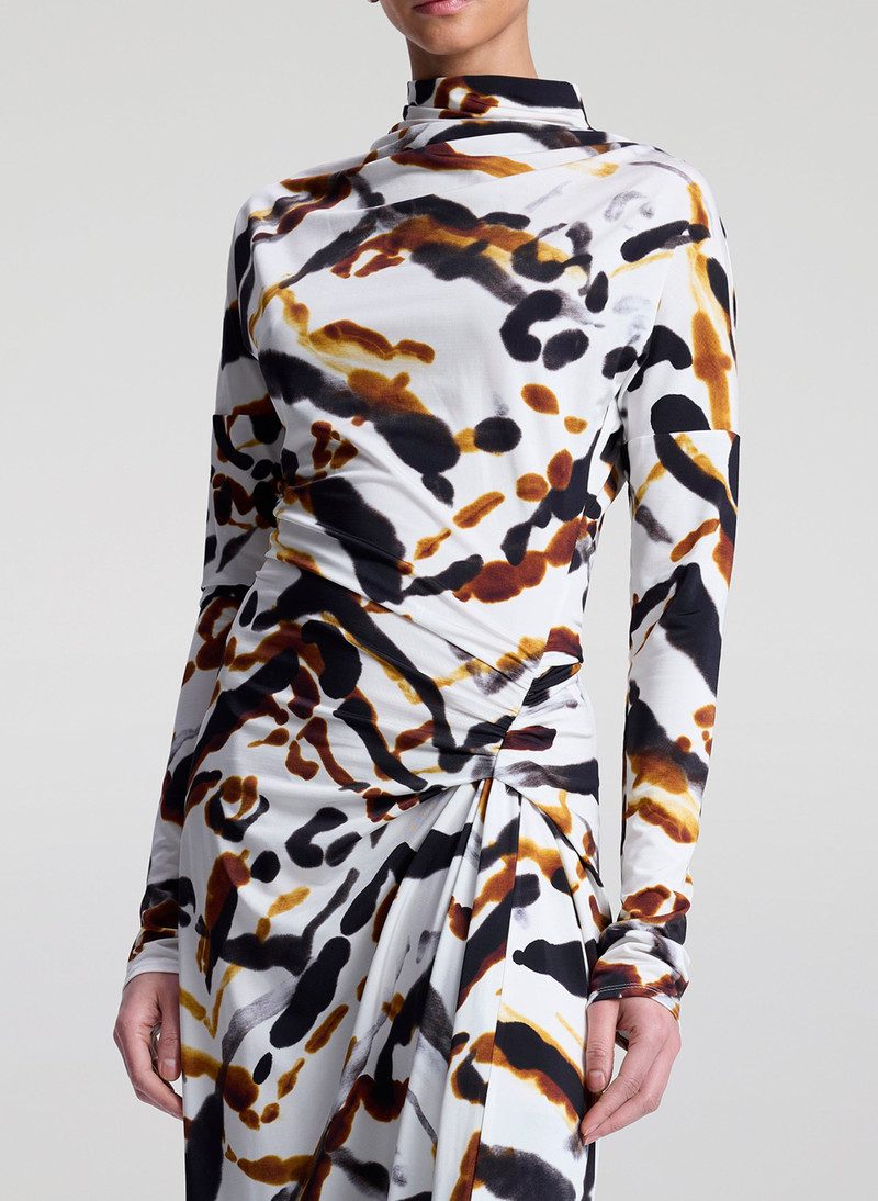 Lia Jersey Printed Maxi Dress 3