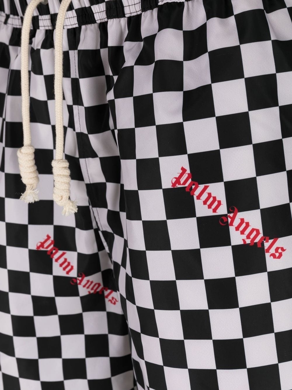 damier-print swim shorts - 3