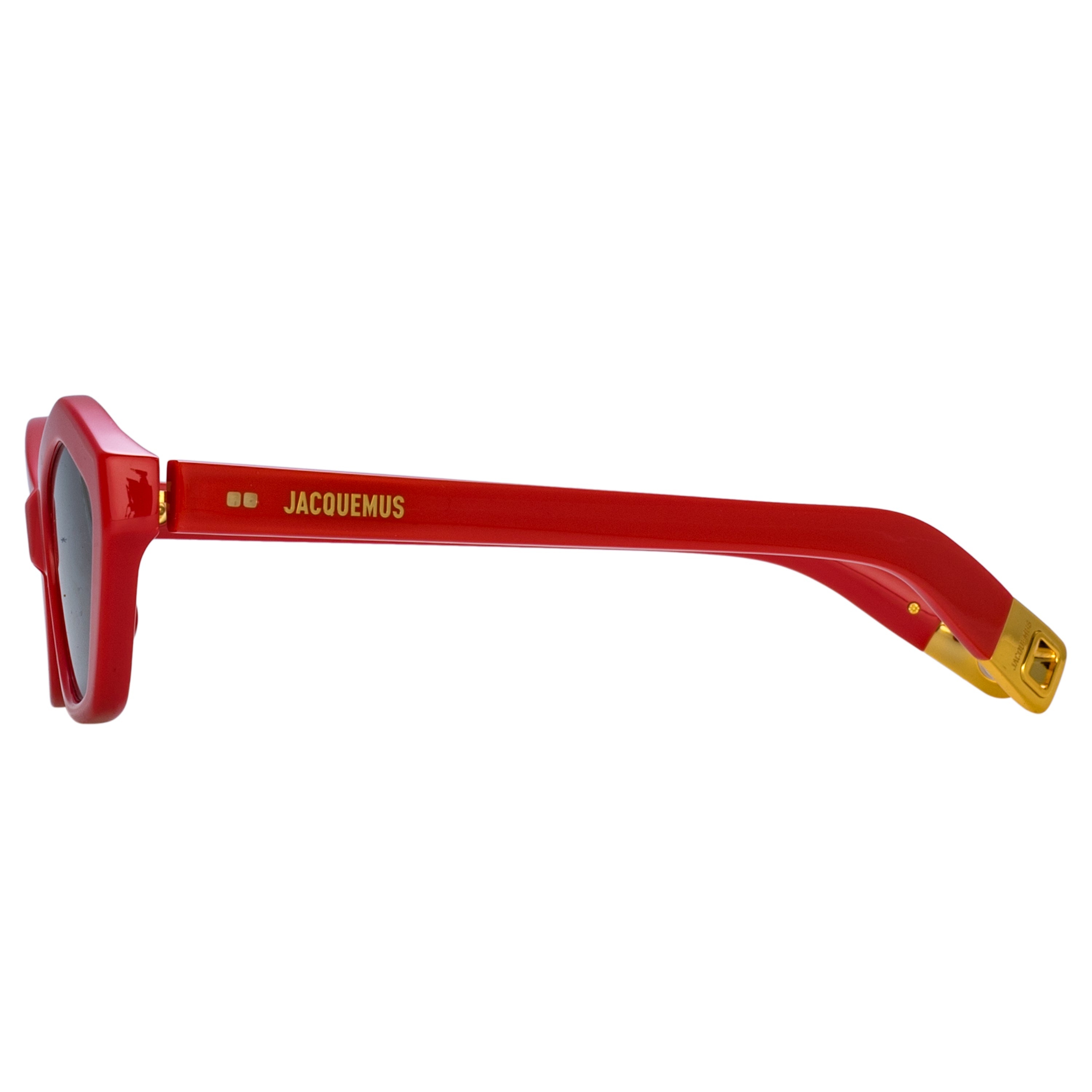 Bambino Angular Sunglasses in Red - 4