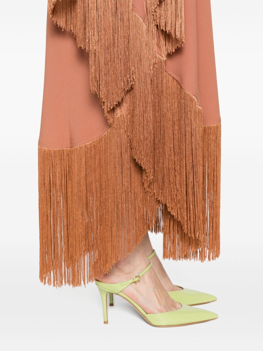 Spritz fringed long dress - 5