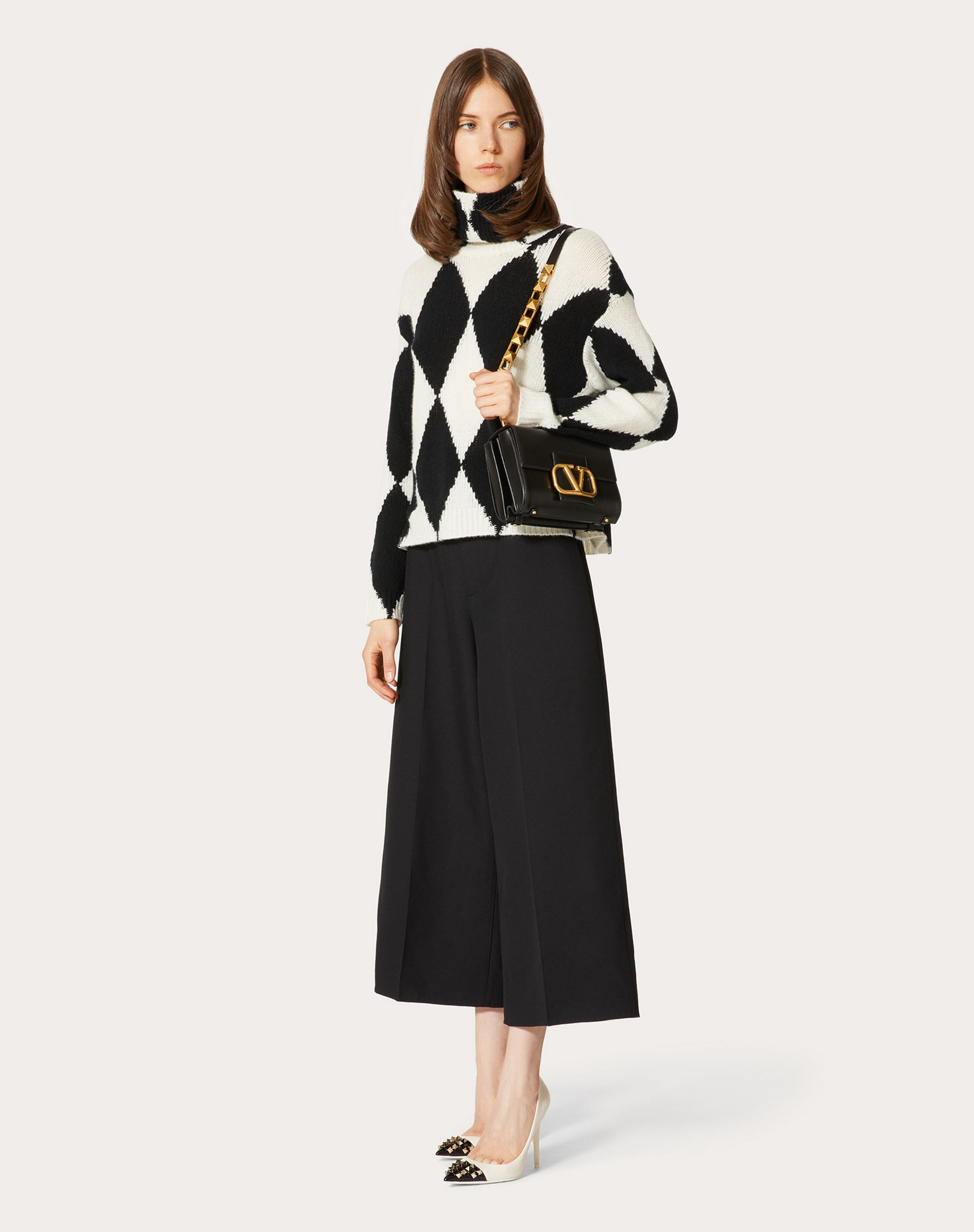 CASHMERE WOOL JACQUARD SWEATER - 2