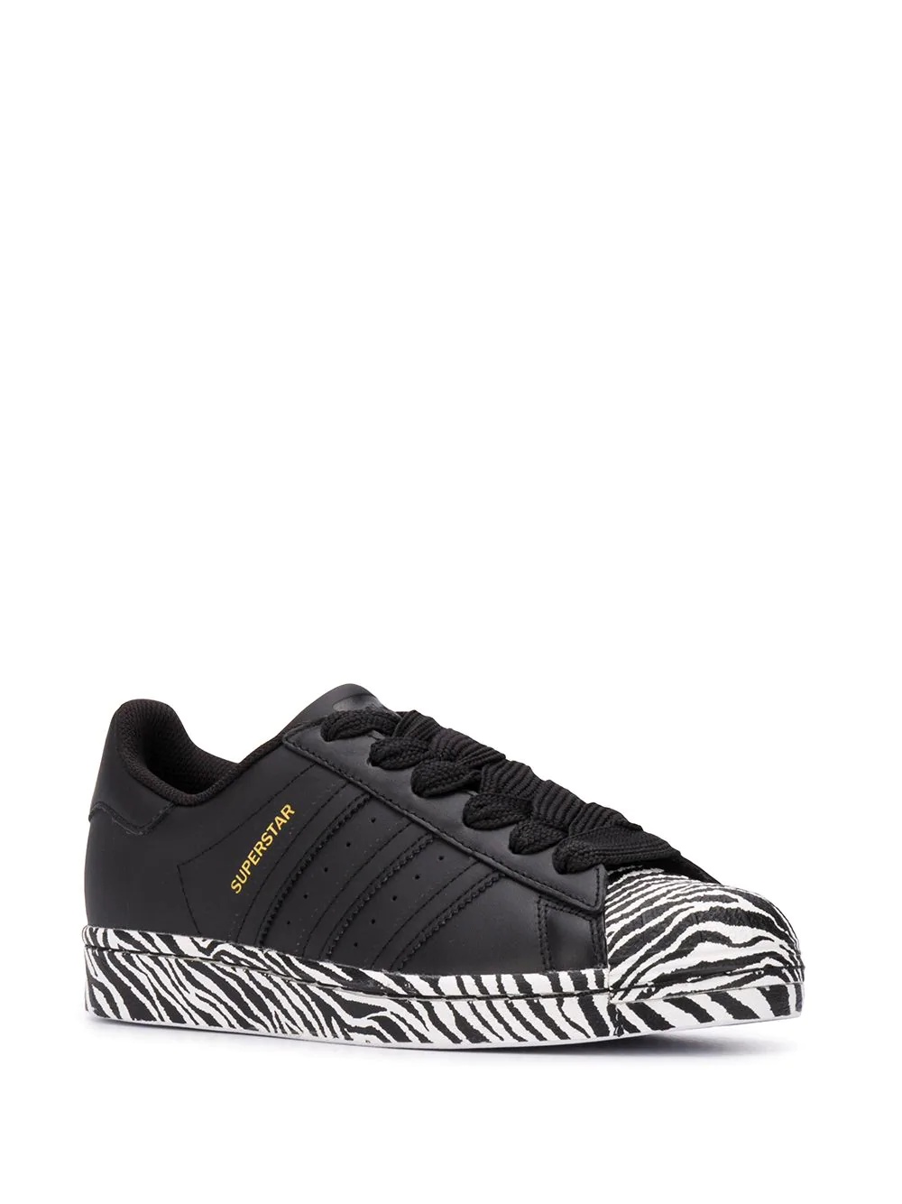 Superstar zebra-print trainers - 2