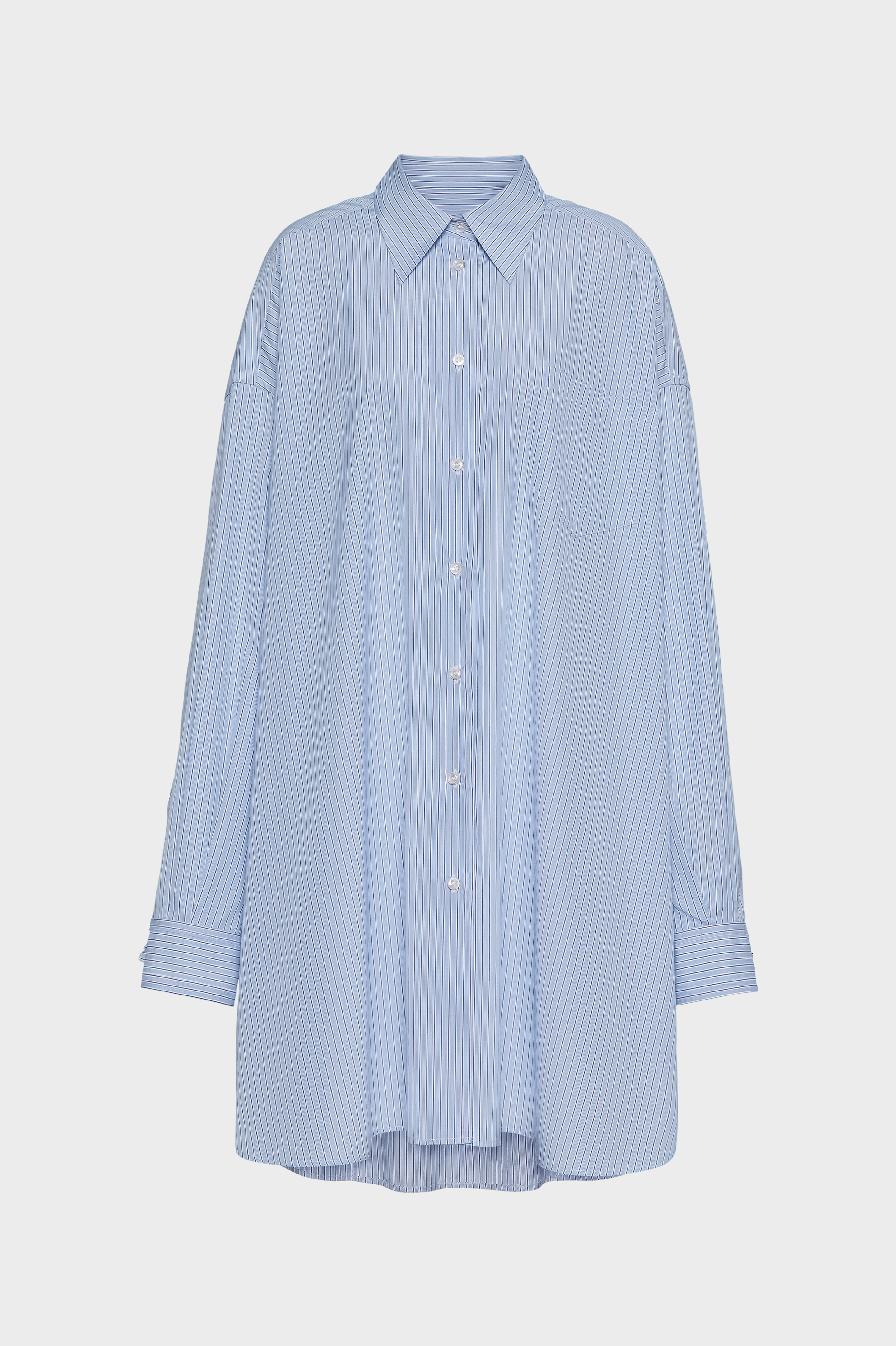 Cotton poplin pinstripe shirt - 2