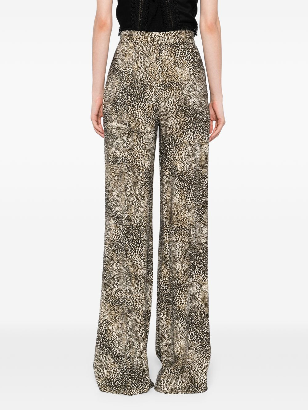printed palazzo pants - 4