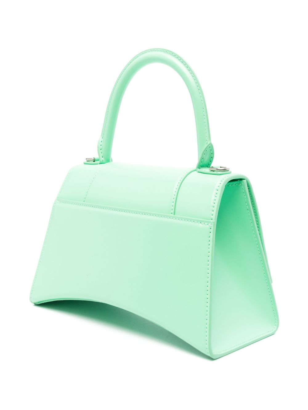 small Hourglass leather tote bag - 3