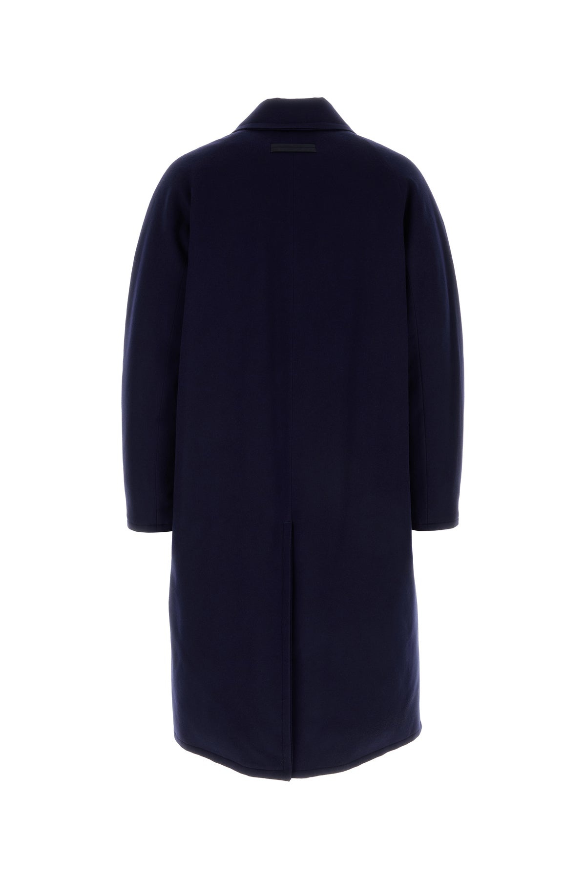 Navy blue wool coat - 2
