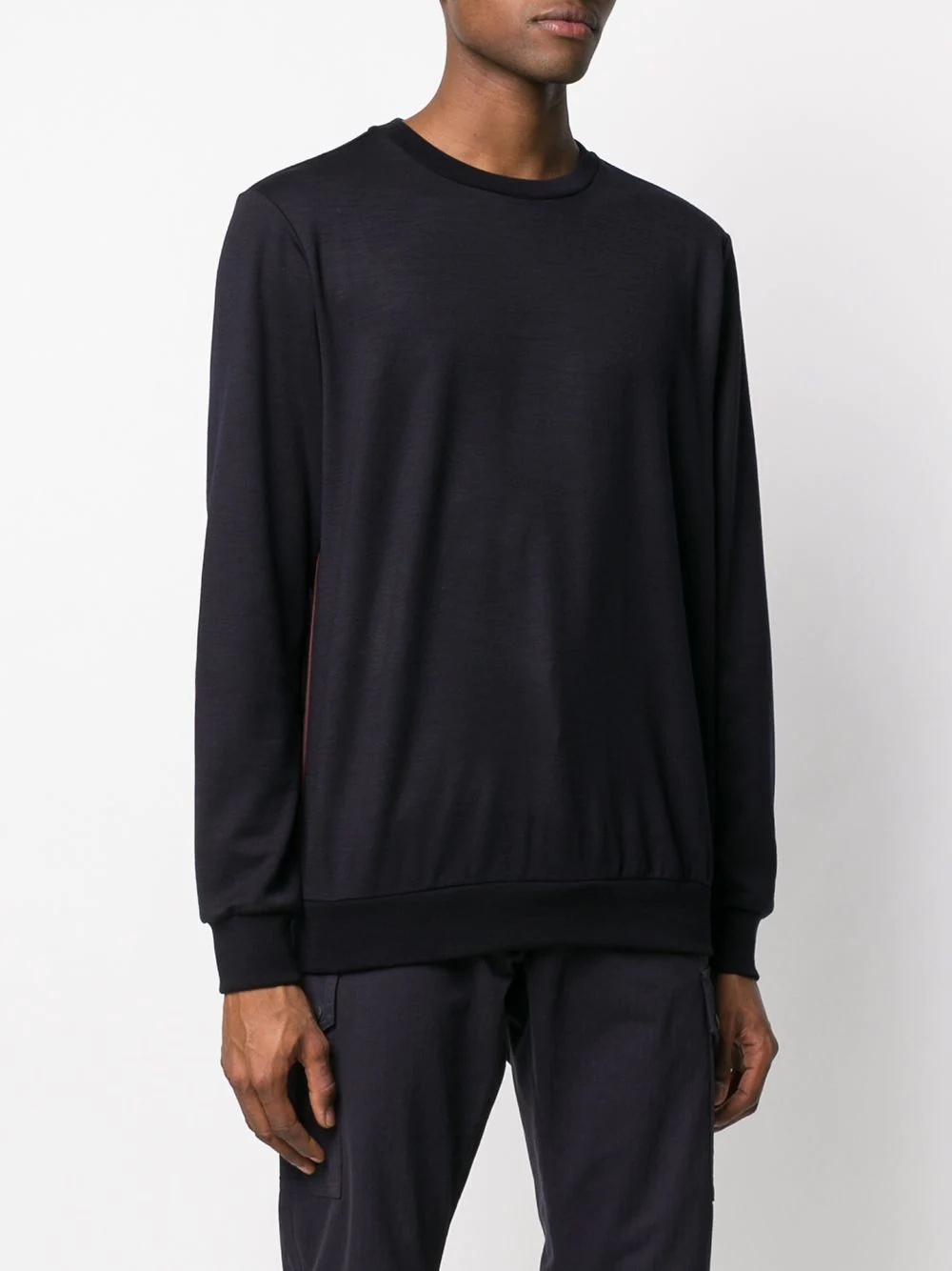 long-sleeve fitted jumper - 3