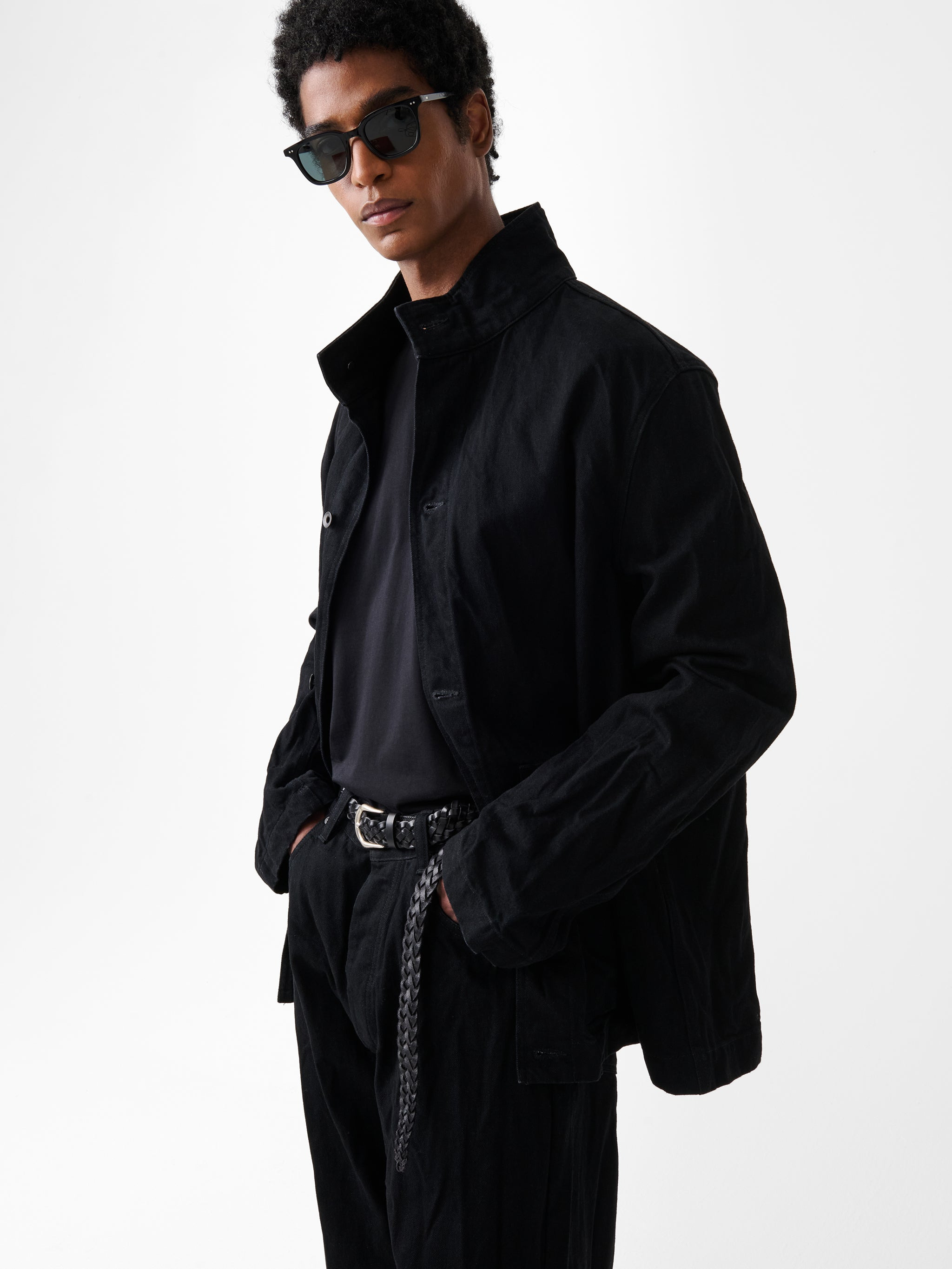 District Crinkle Denim Jacket - 2