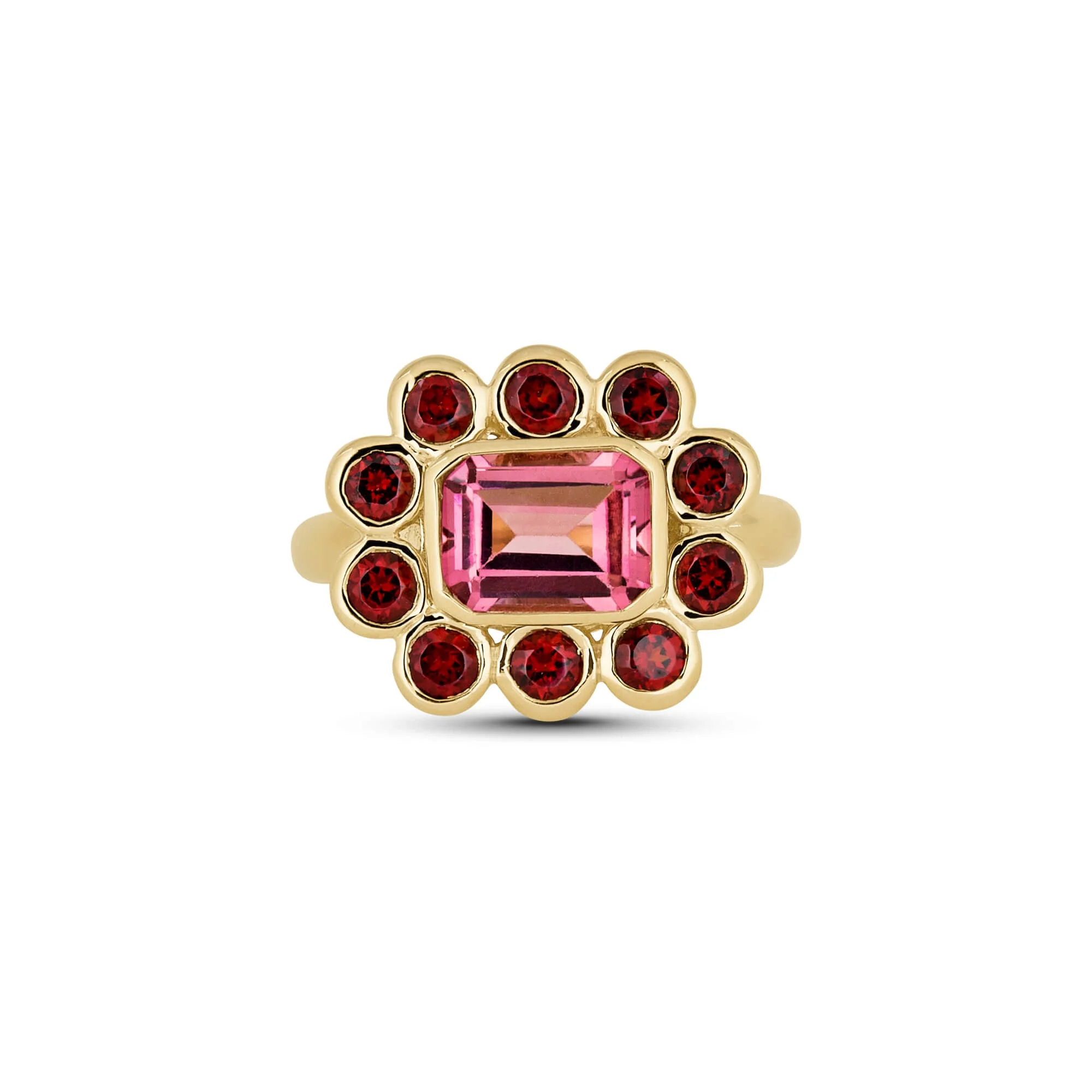 Full Volume Pink Power Vintage Ring - 1