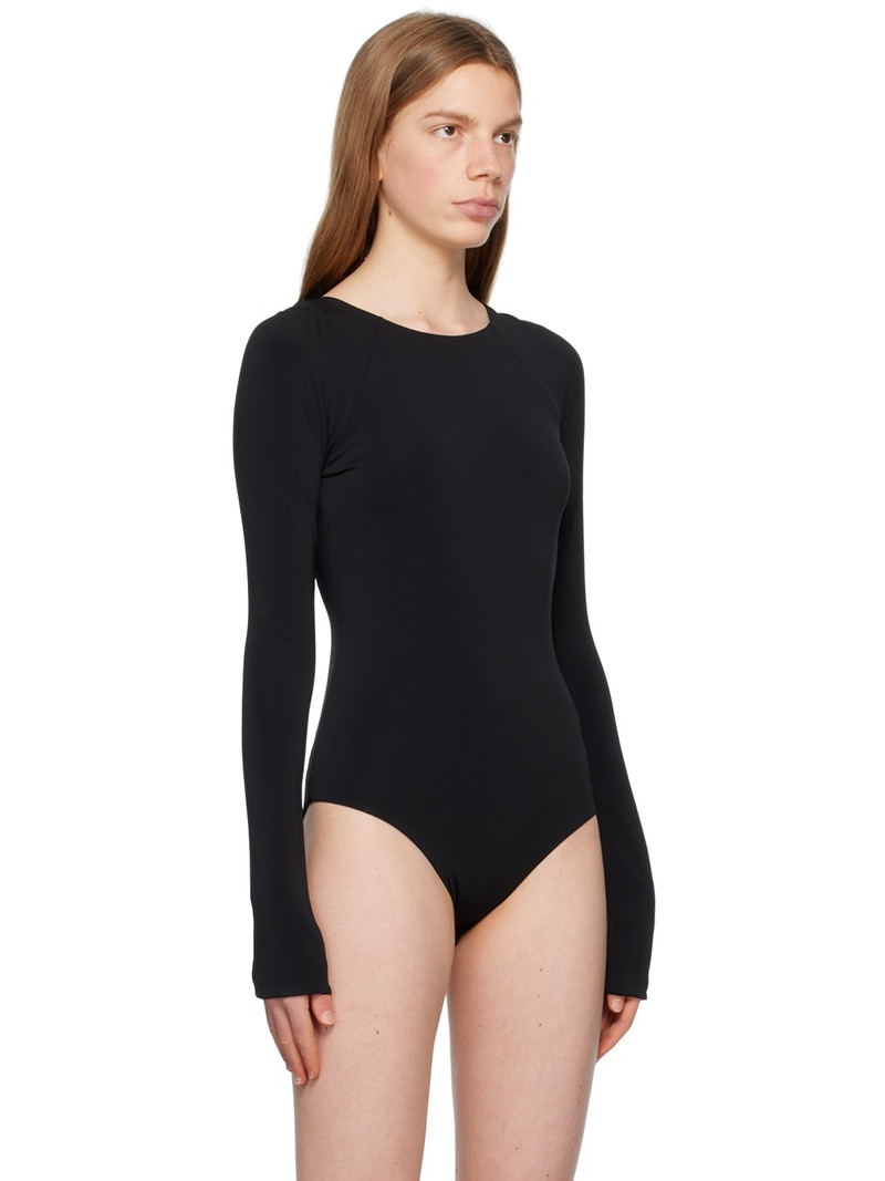 Jil Sander Black Open Back Bodysuit outlook