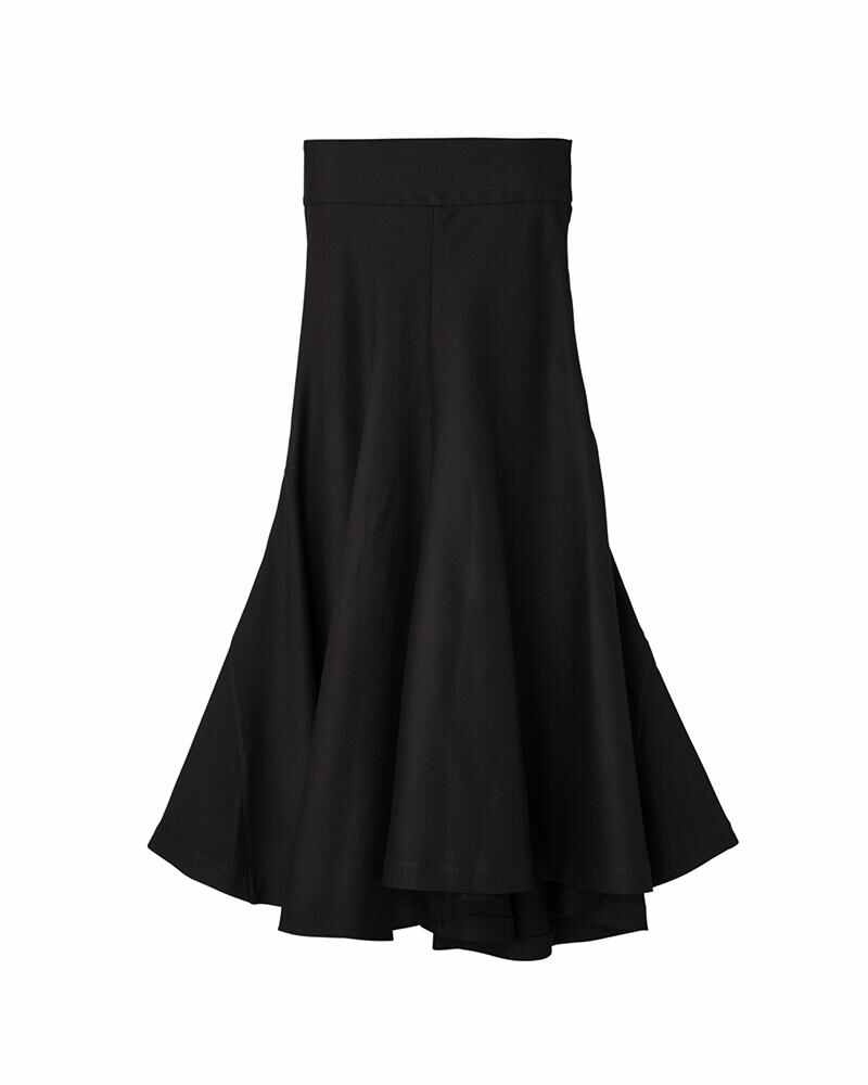 FLARE SKIRT BLACK - 1