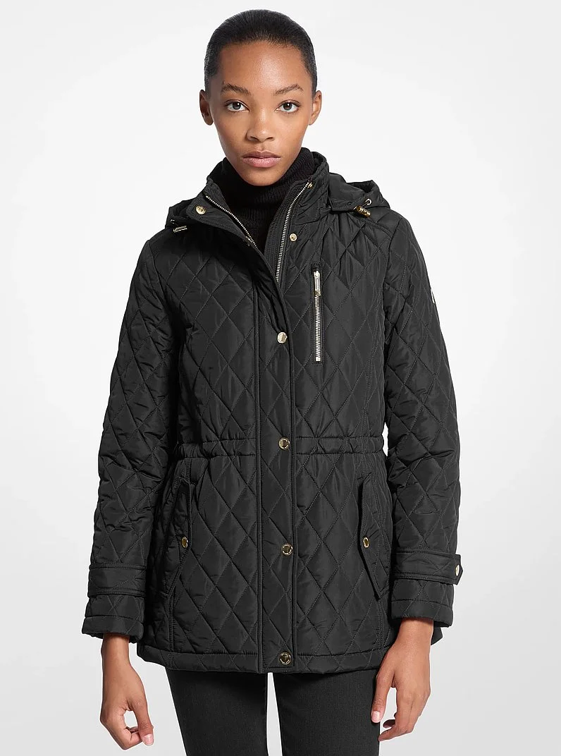 Quilted Hooded Jacket - 1