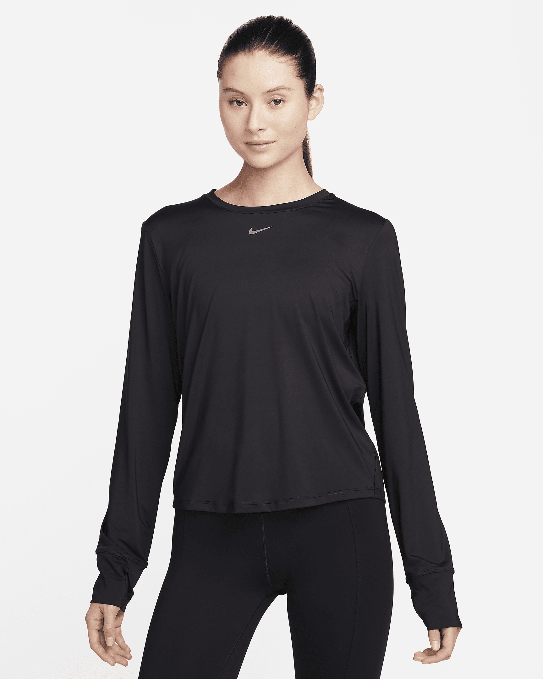 Nike One Classic Women's Dri-FIT Long-Sleeve Top - 1