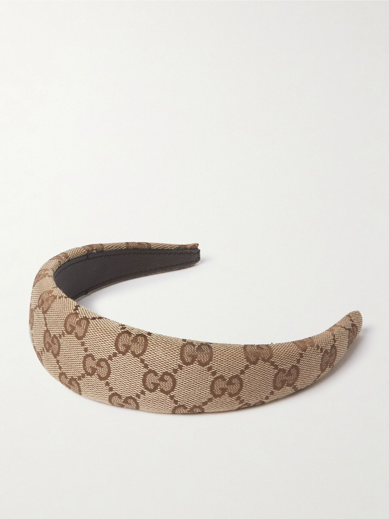 Canvas-jacquard headband Beige 1