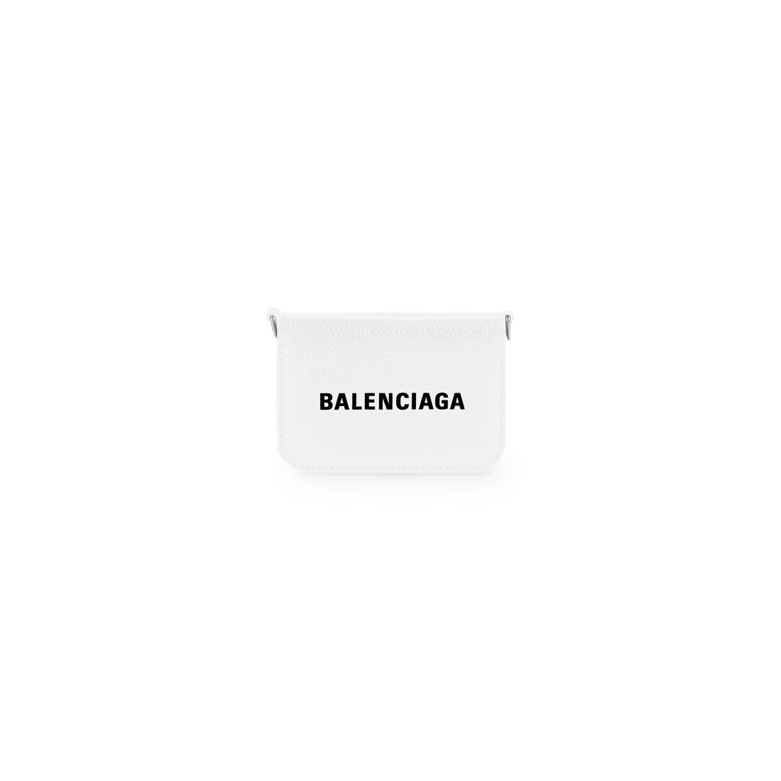 Women's Cash Mini Wallet On Chain in White/black - 6
