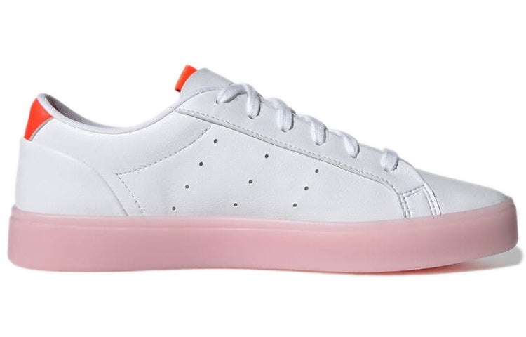 (WMNS) adidas Originals Sleek 'White Pink' H05178 - 2