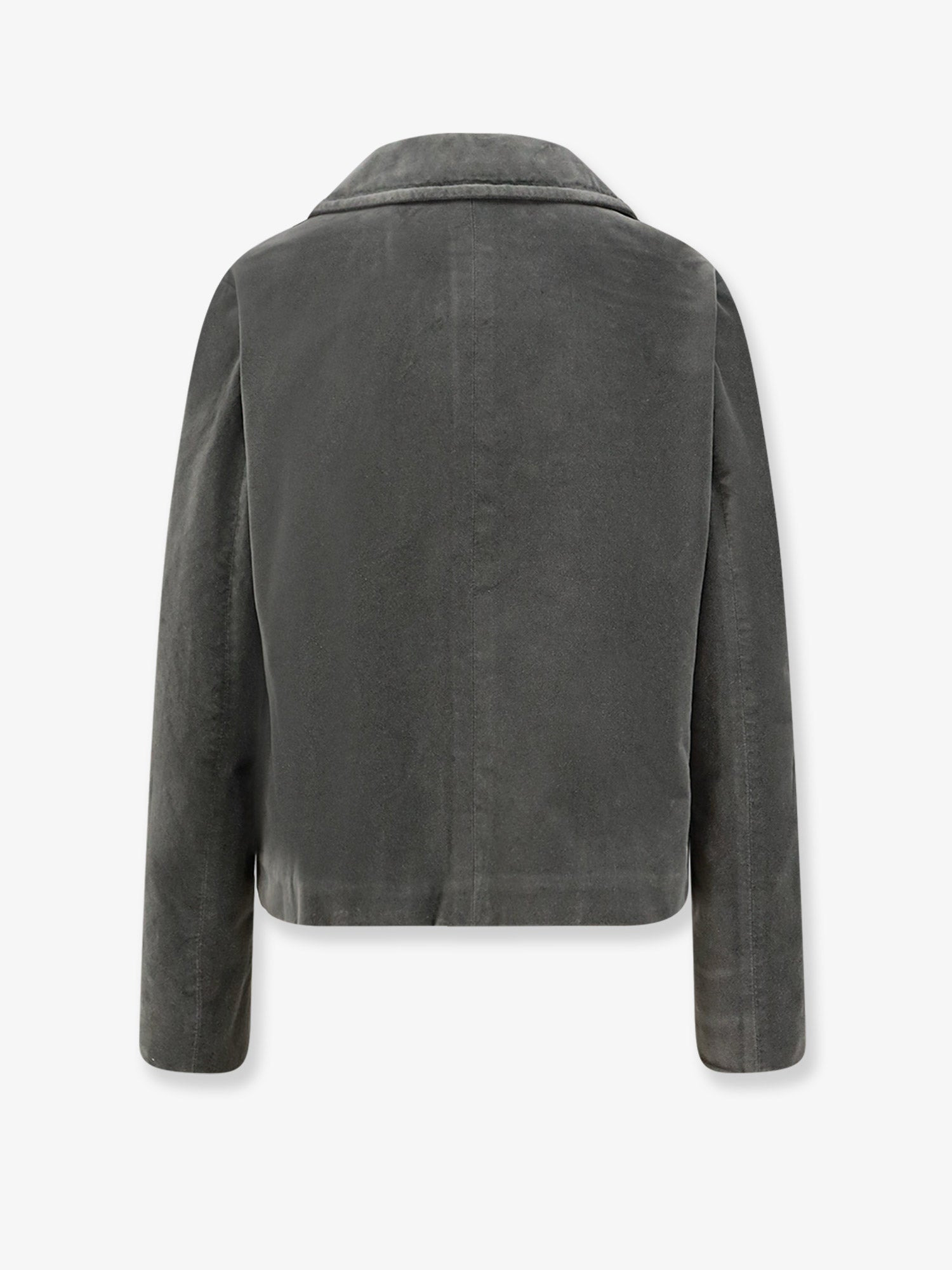Aspesi Double-Breasted Velvet Blazer - 2