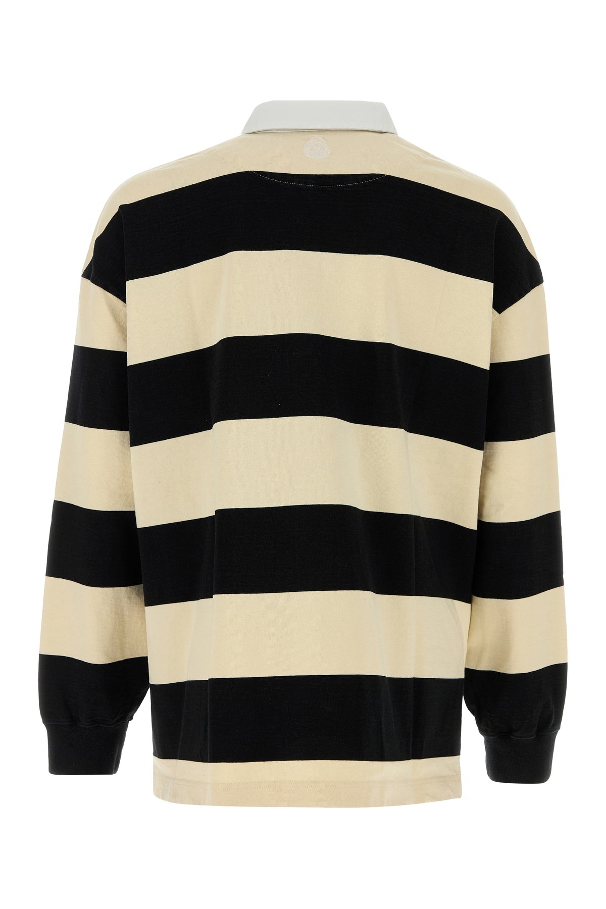 Embroidered cotton oversize polo shirt - 2