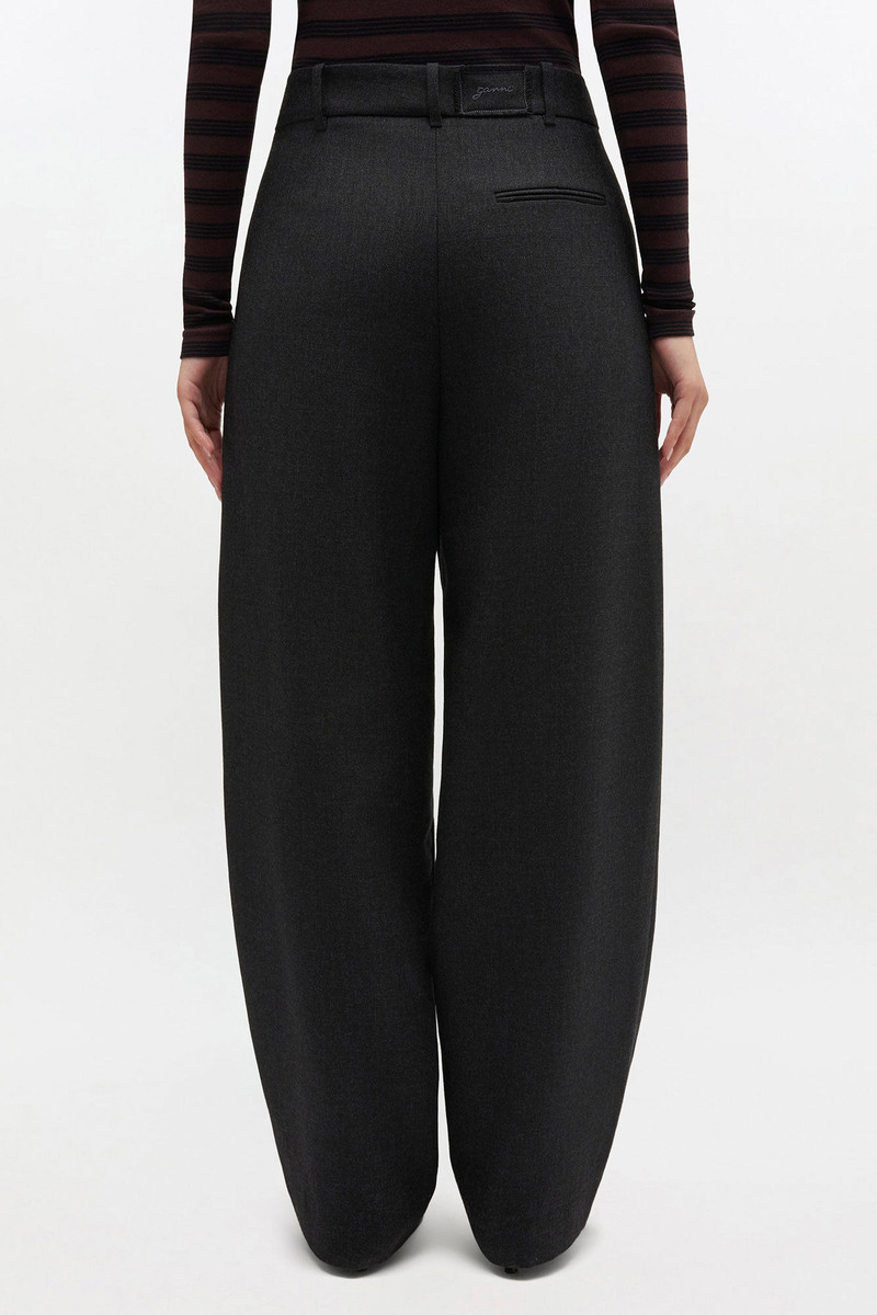 GREY WOOL SUITING PANTS 3