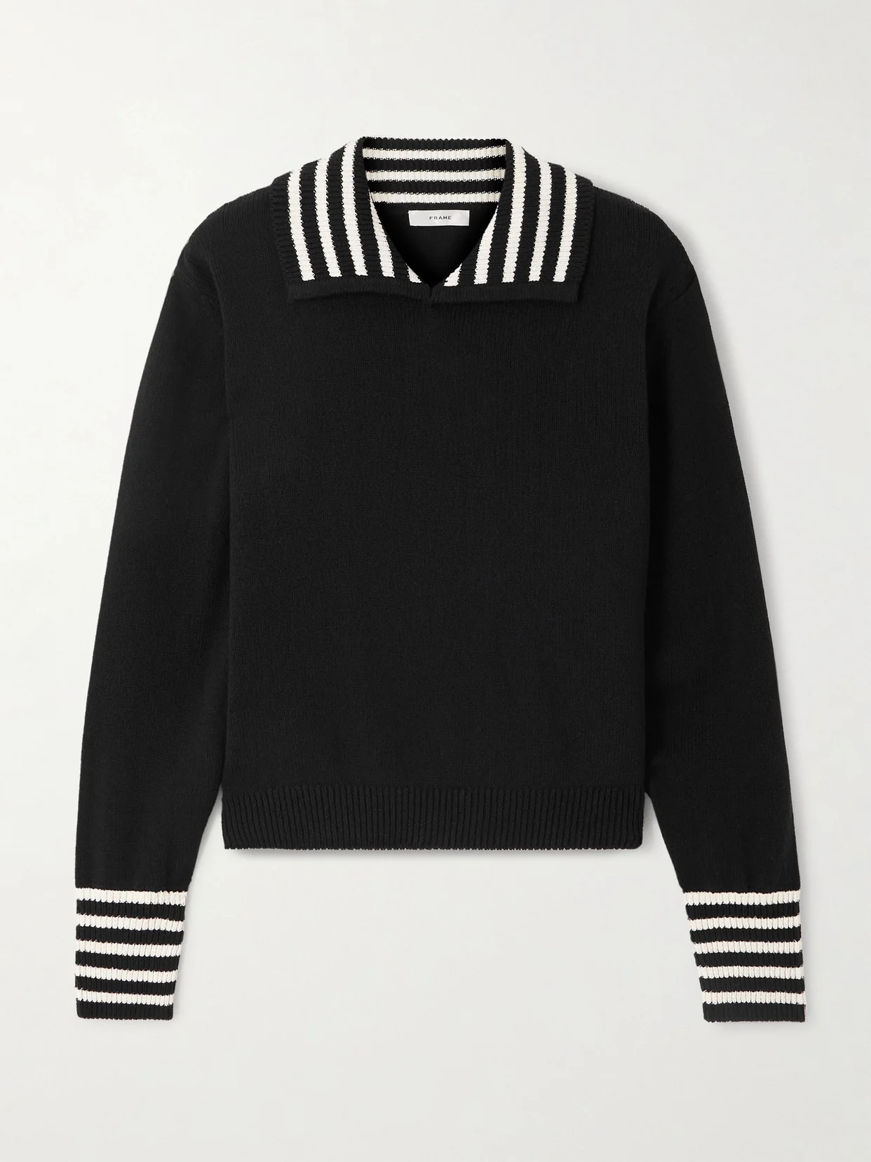 Sailor Striped Cotton-blend Sweater - 1
