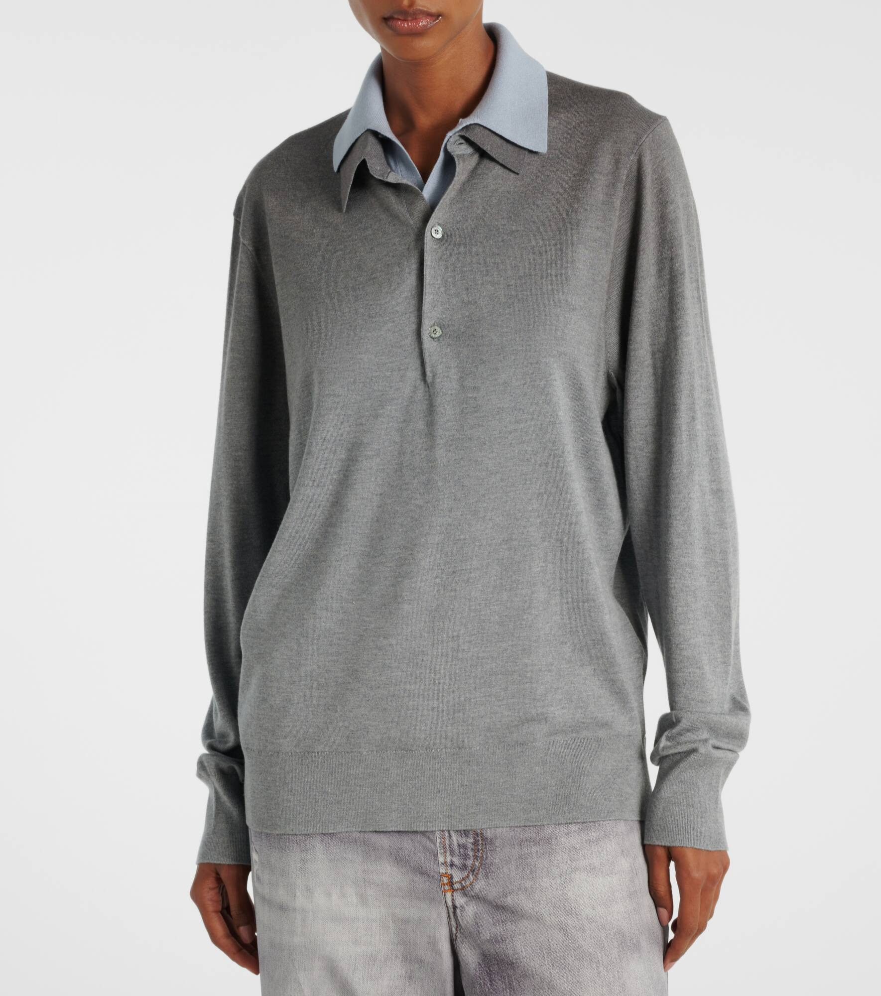 Koyalt silk, wool, and cashmere sweater - 7