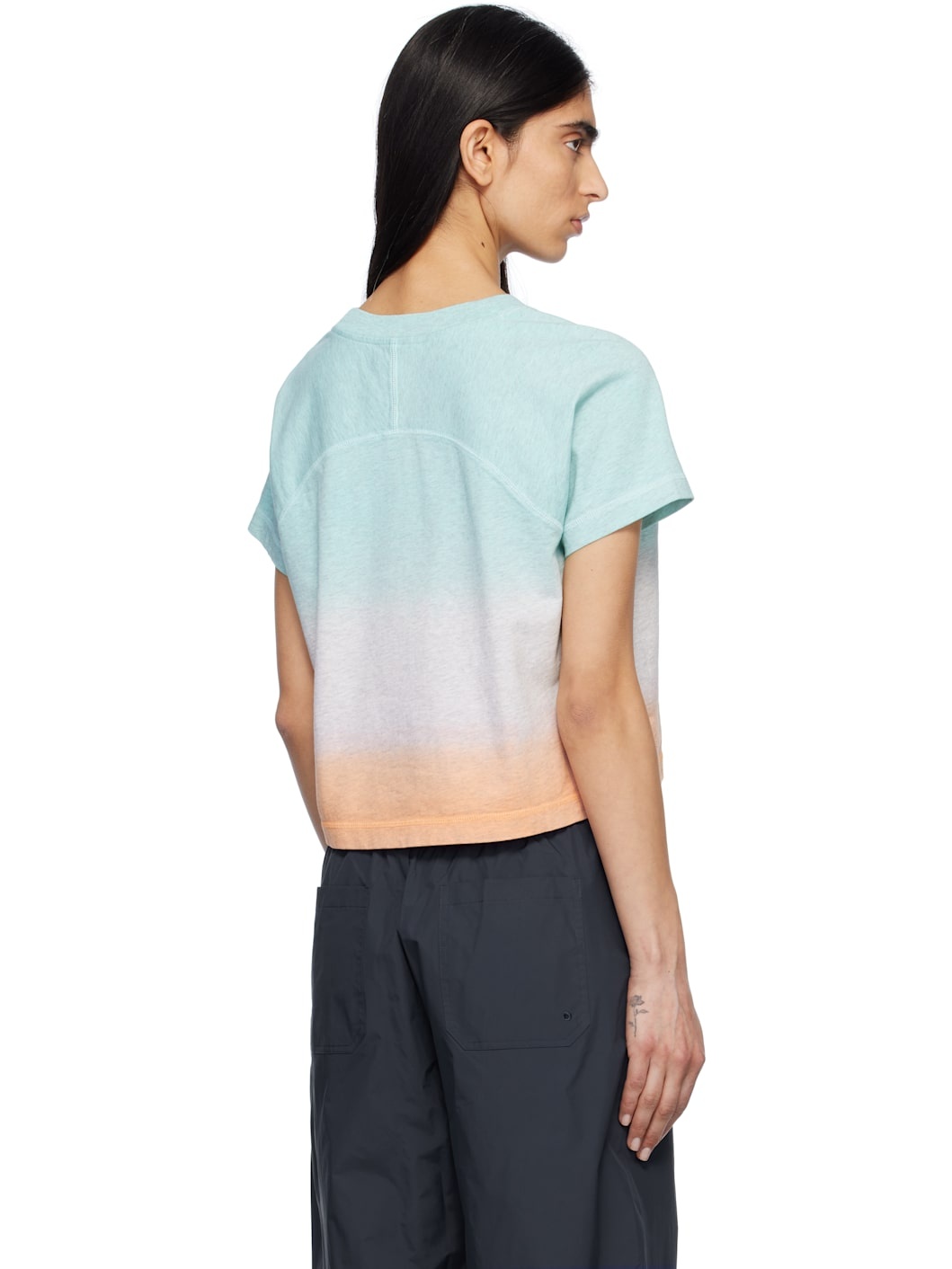 Blue & Pink ASICS Edition Cloud Dip Dye T-shirt - 3