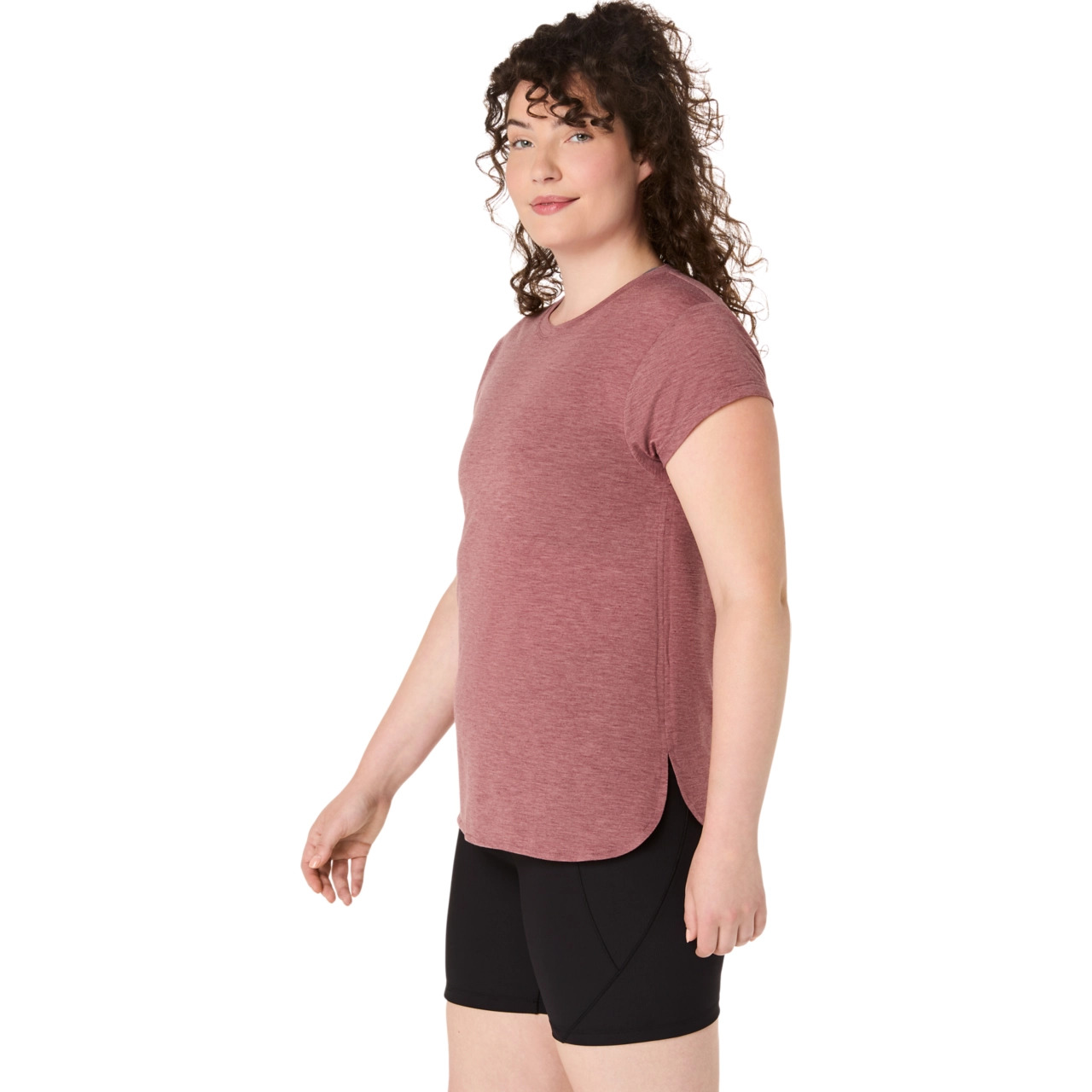 WOMEN'S HEATHER CREWNECK TOP - 3