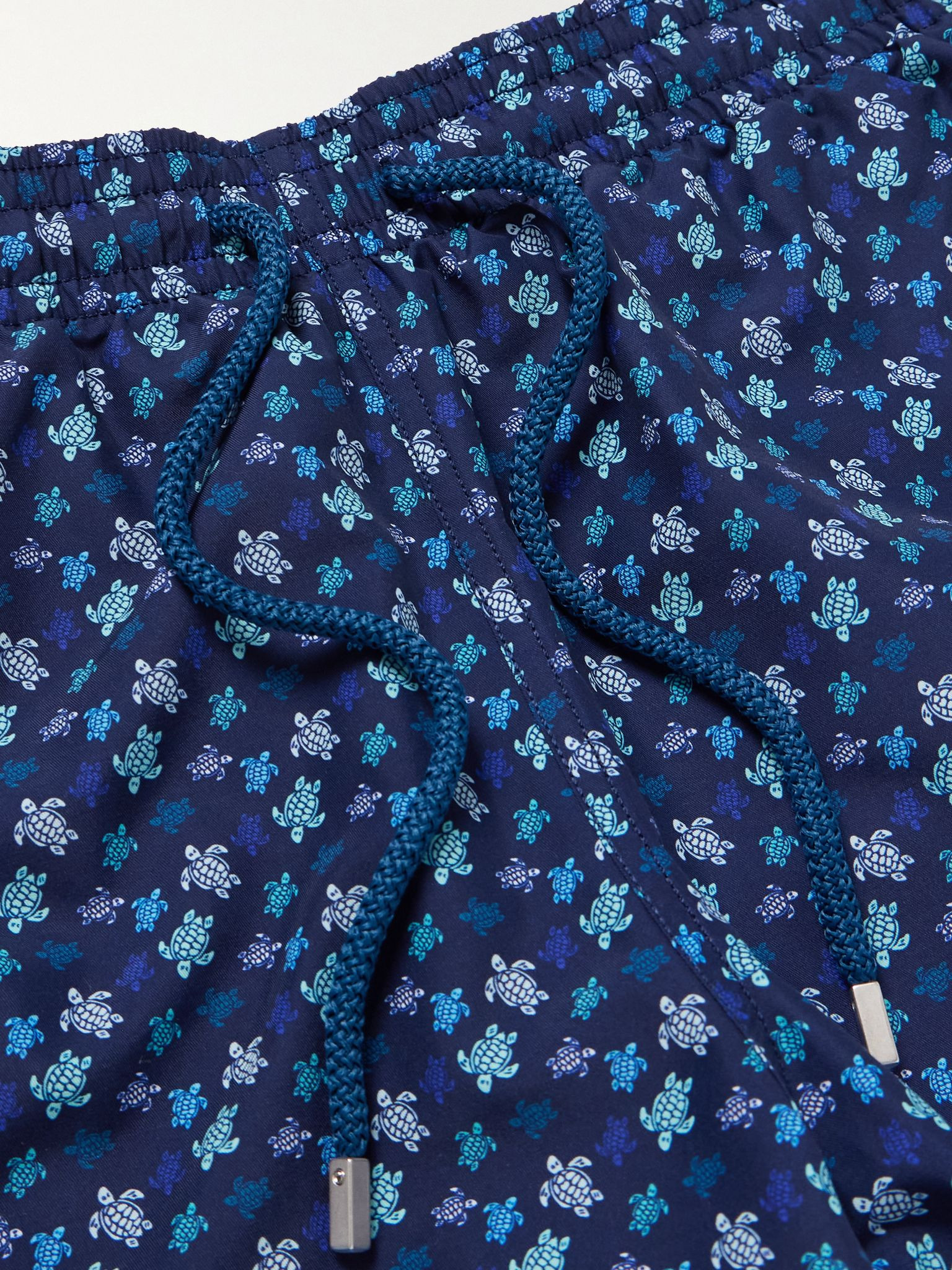 Moorea Straight-Leg Mid-Length Printed Swim Shorts Blue - 5