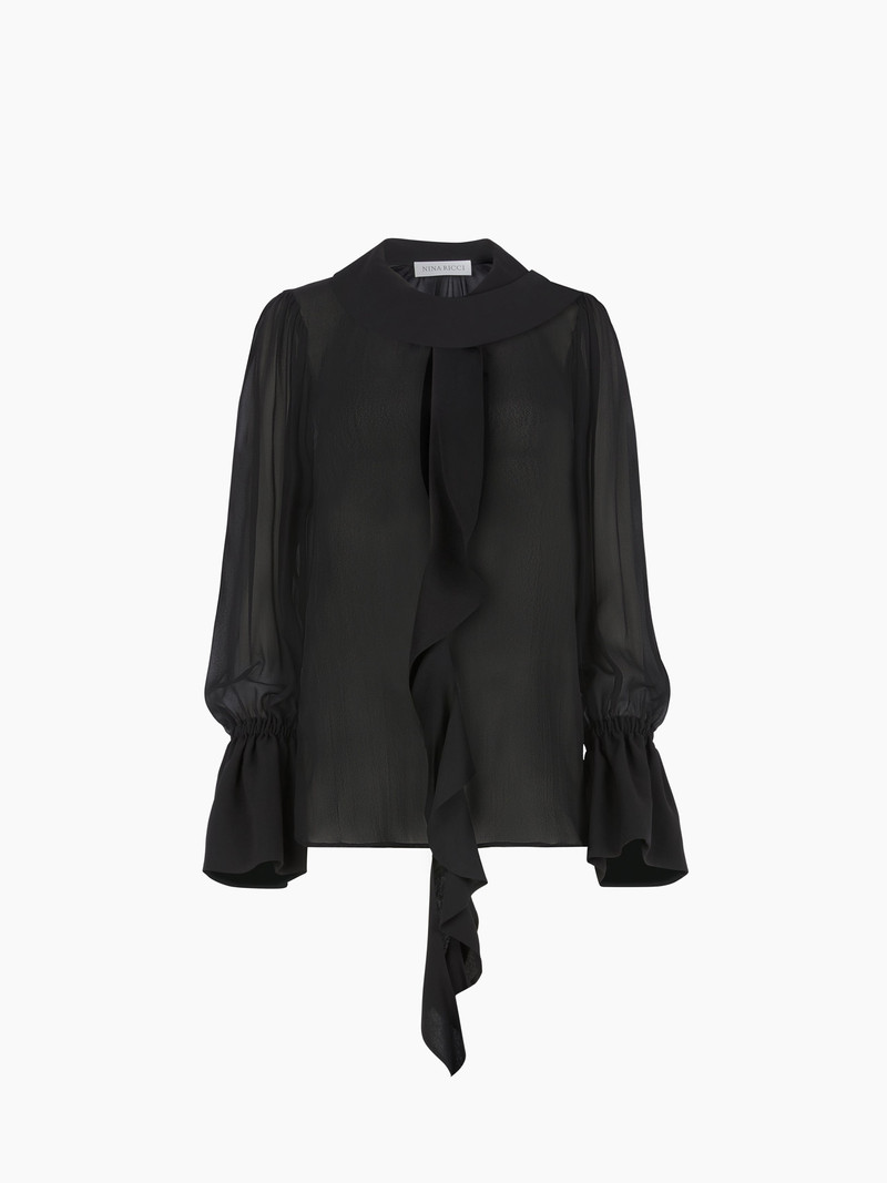 Silk Lavalliere Shirt 5