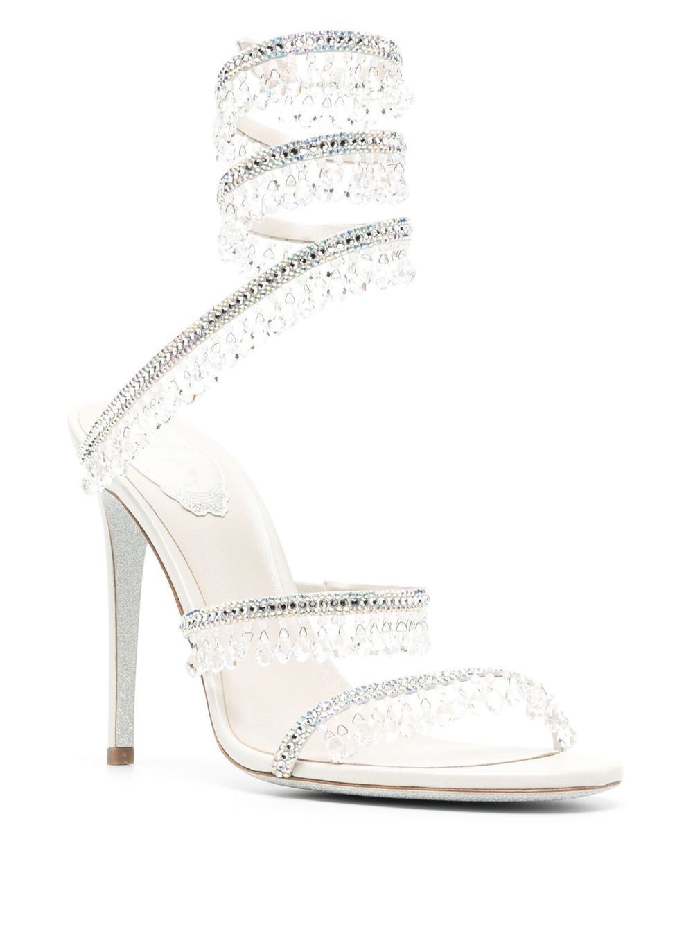 Chandelier 105mm crystal-embellished sandals - 2