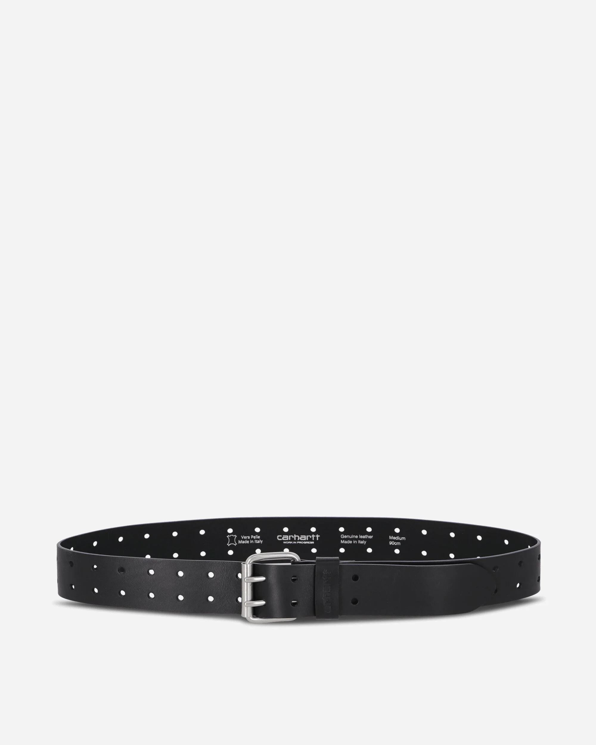 Double Script Belt Black / Silver - 1