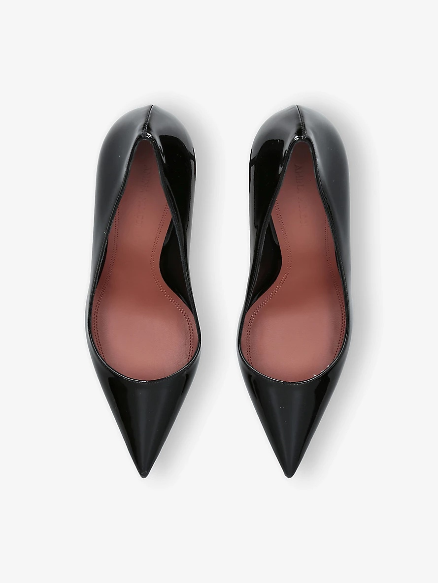 Ami Pump Leather Heeled Courts - 2