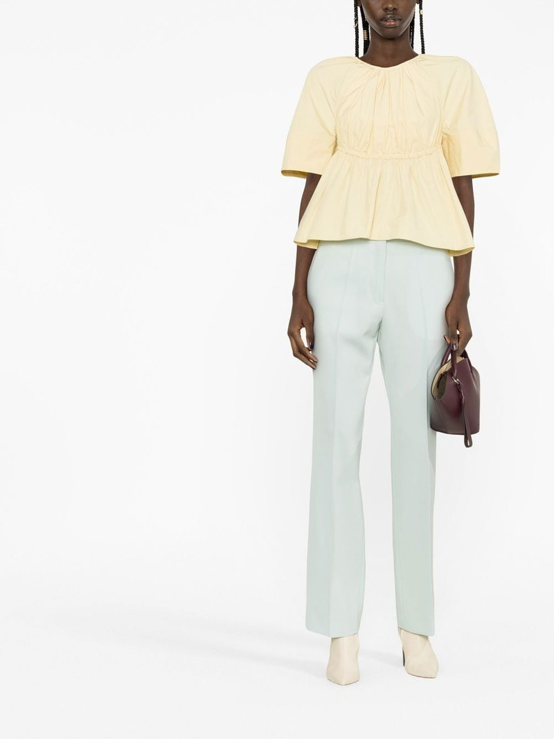 Jil Sander pressed-crease tailored trousers outlook