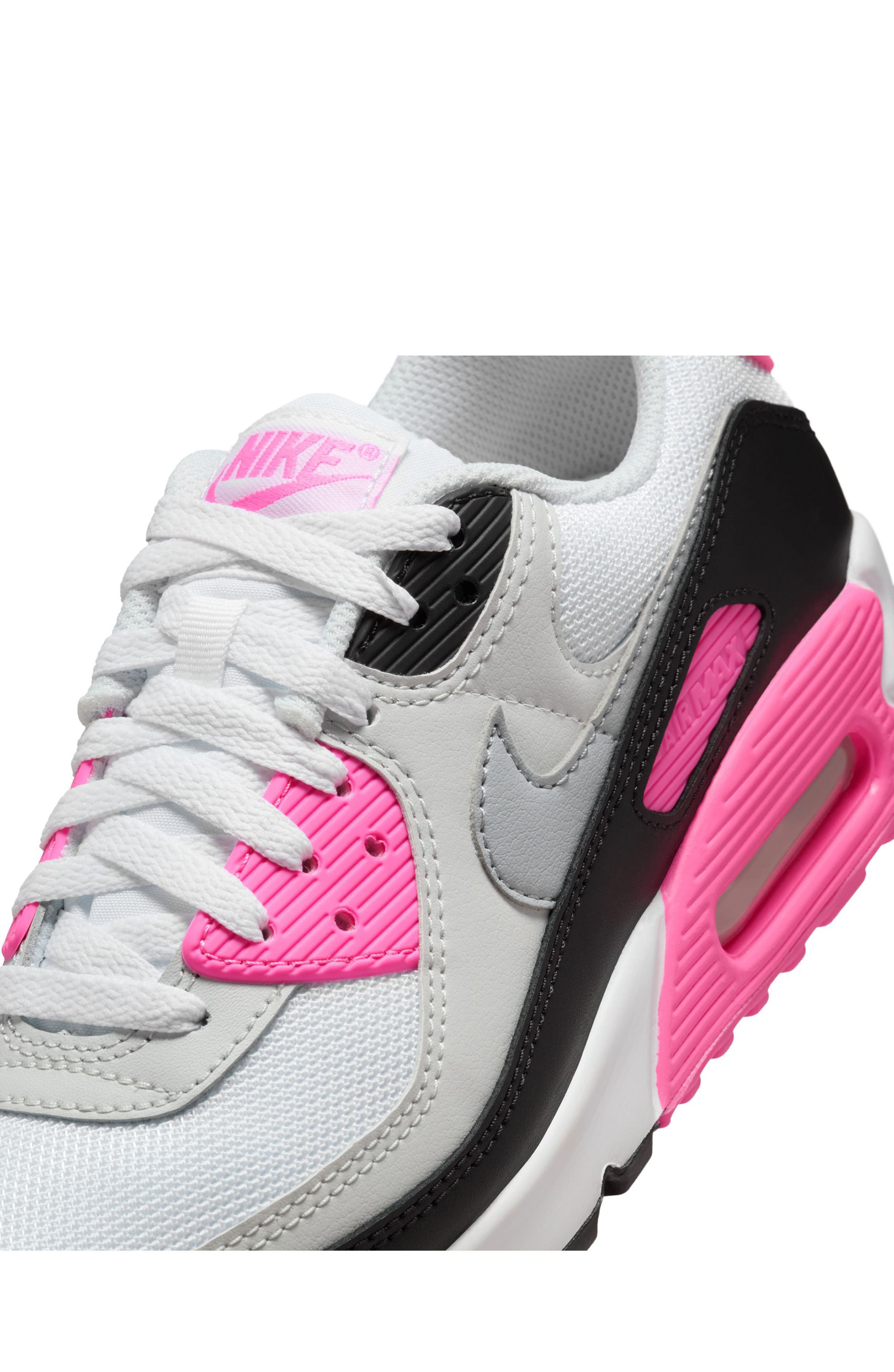 Nike Air Max 90 Sneaker in 100 White/wlfgry at Nordstrom - 8
