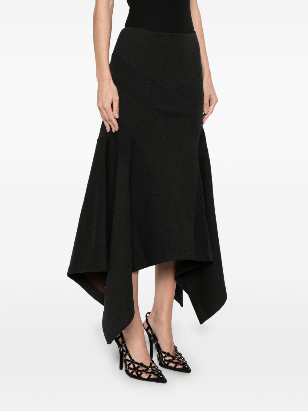 panelled midi skirt - 3