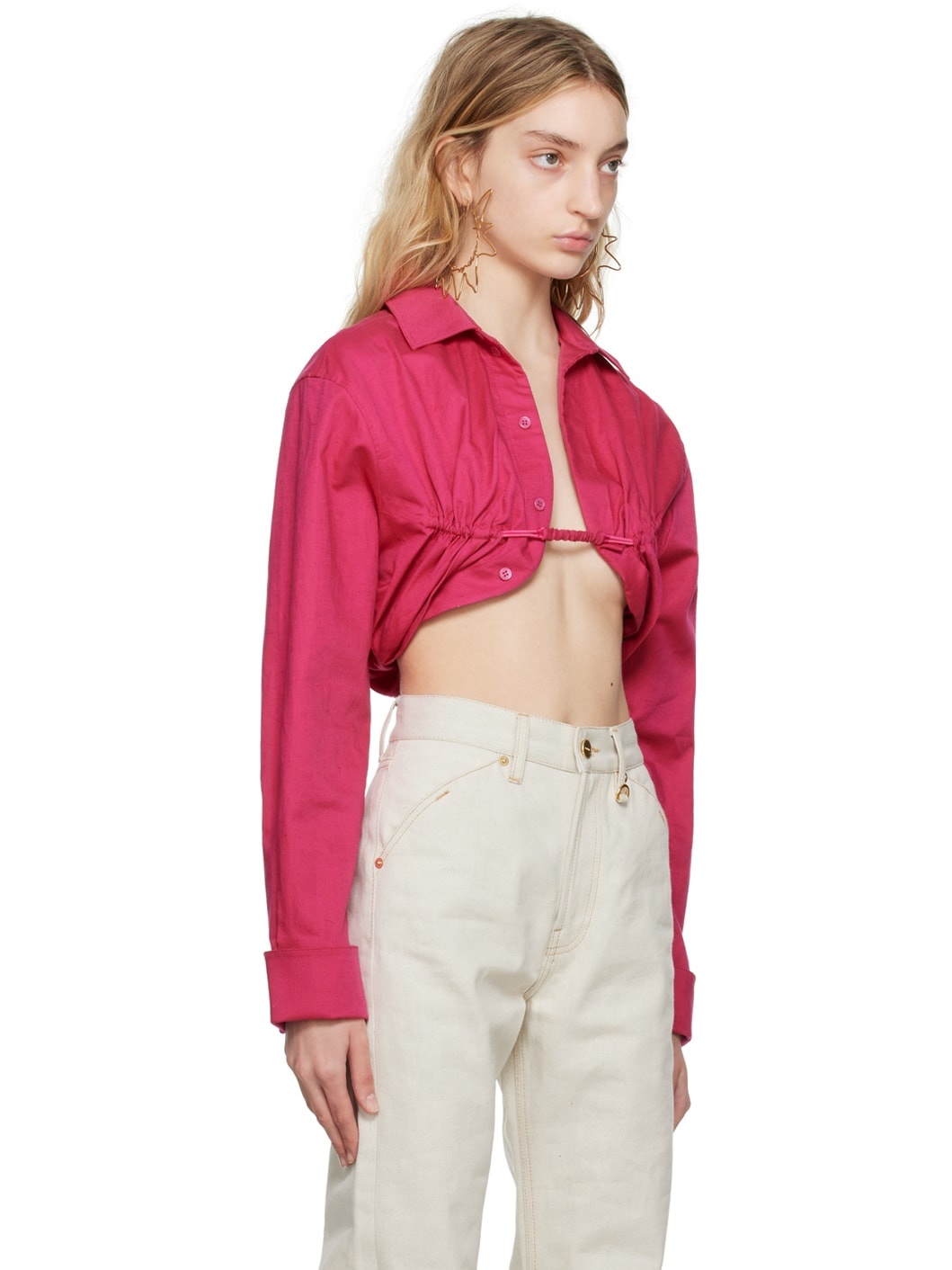 Pink Le Raphia 'La Chemise Machou' Shirt - 2