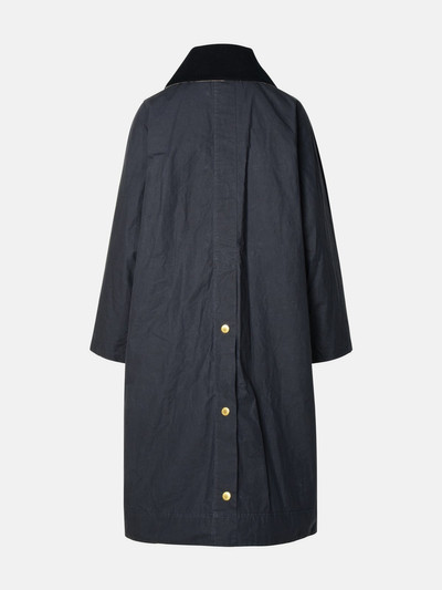 Barbour 'PAXTON' NAVY COTTON TRENCH COAT outlook