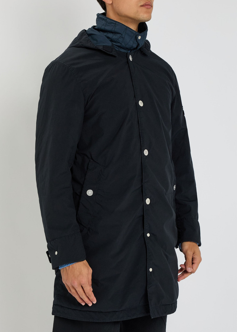 Stone Island Stone Island Logo Hooded Shell Coat outlook