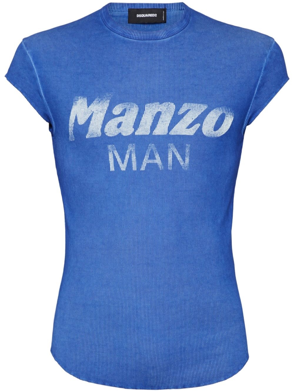 text-print T-shirt - 1