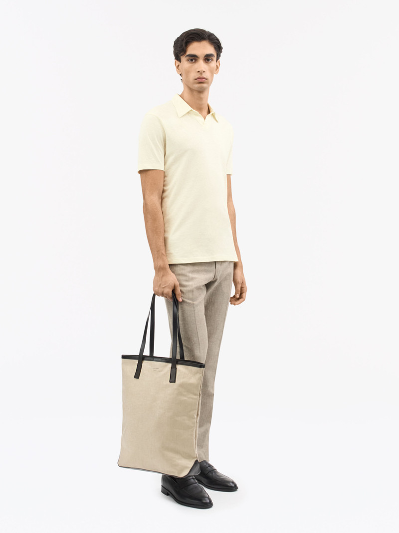 TIGER OF SWEDEN Ray Open-Neck Polo Shirt outlook