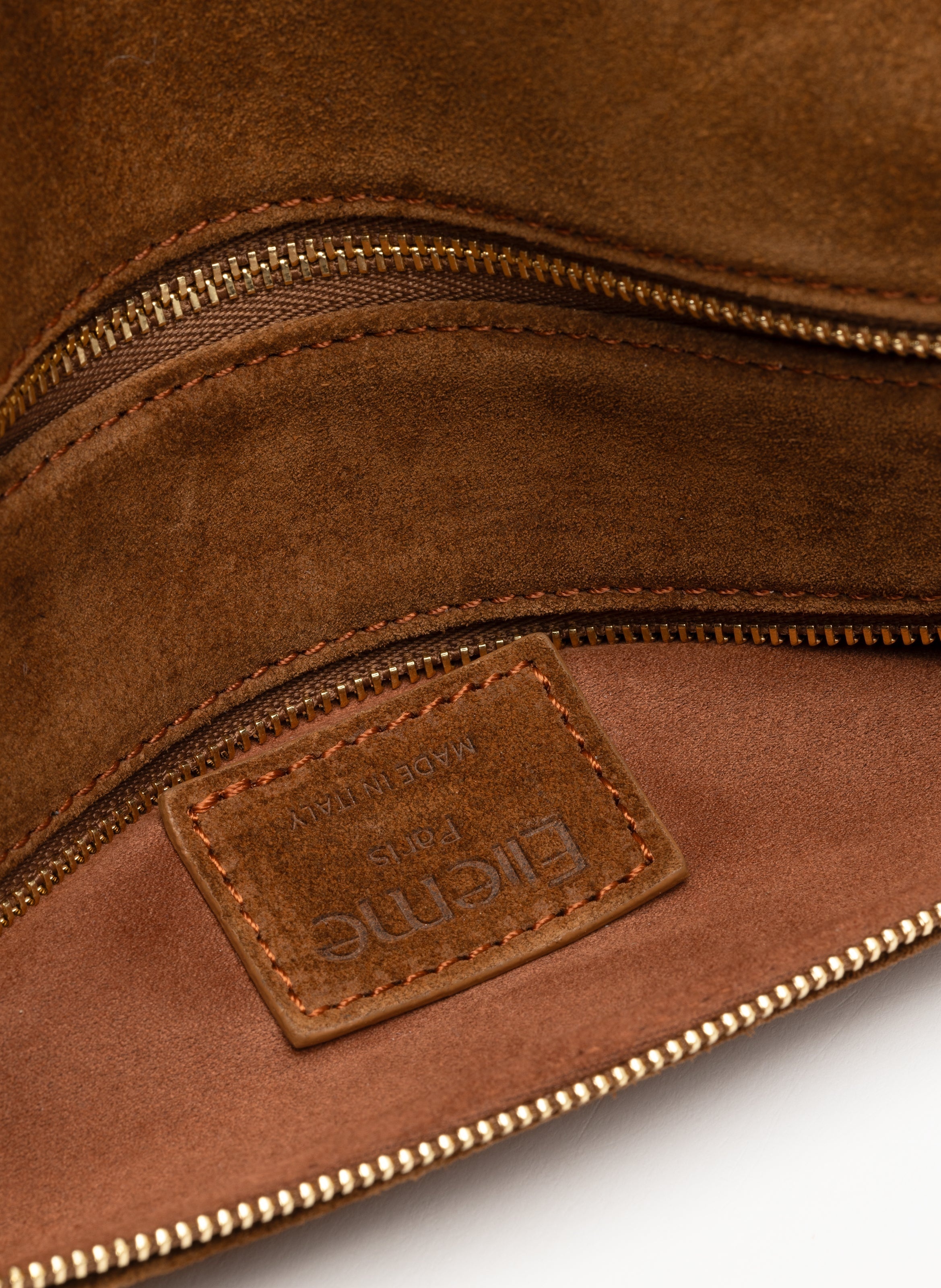 Mini Trousse Suede Cognac - 4