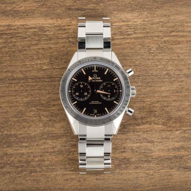 Omega Speedmaster Broad Arrow '57 Black Dial - 6