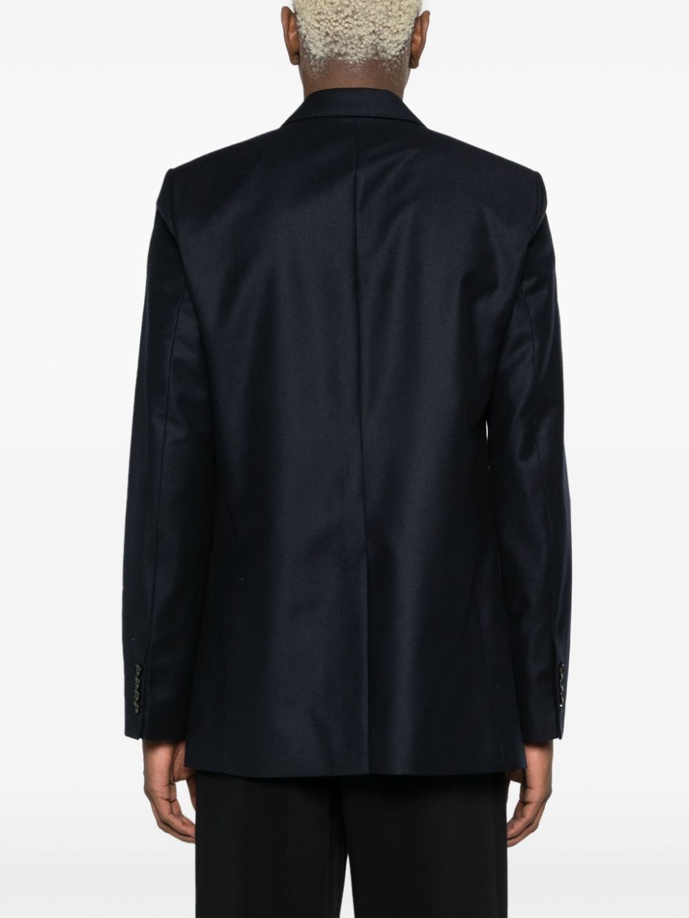 virgin wool blazer - 4