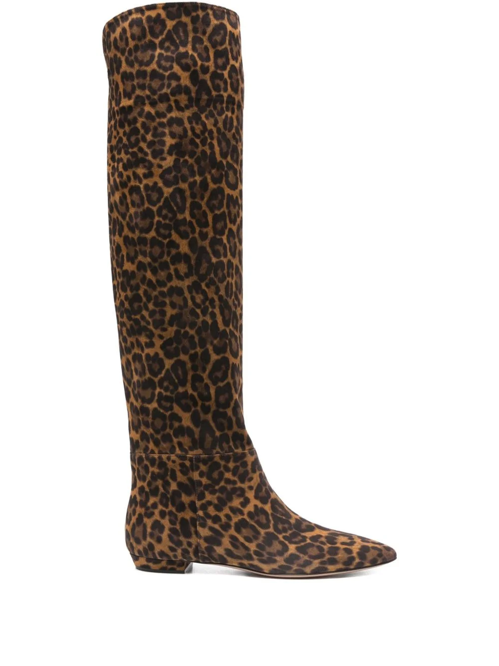 10mm leopard-print calf-leather boots - 1