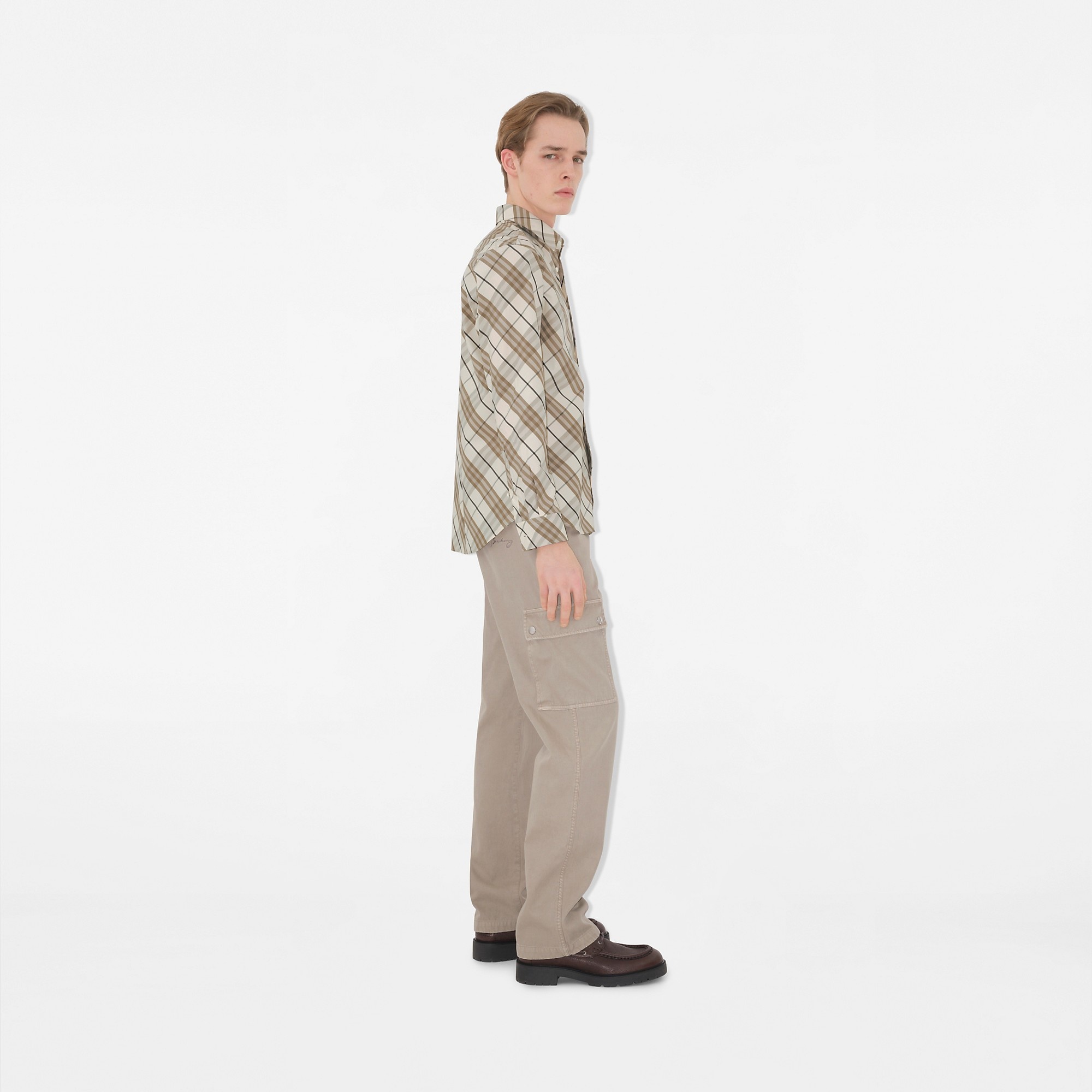 Regular Fit Check Cotton Shirt - 3