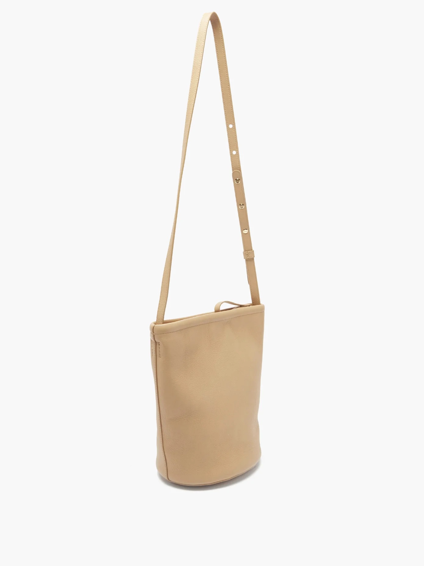 Zip Bucket medium leather shoulder bag - 4