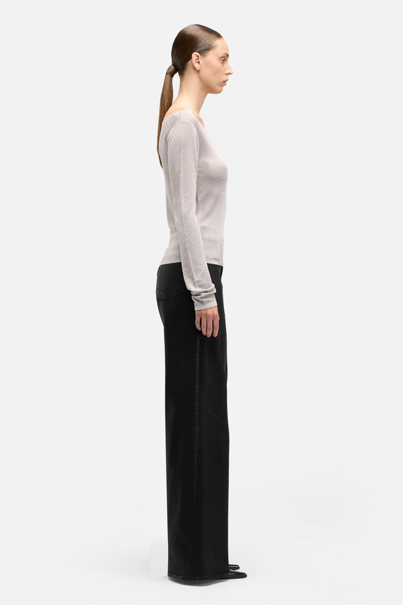 Boatneck Sweater in Silver Lurex 6