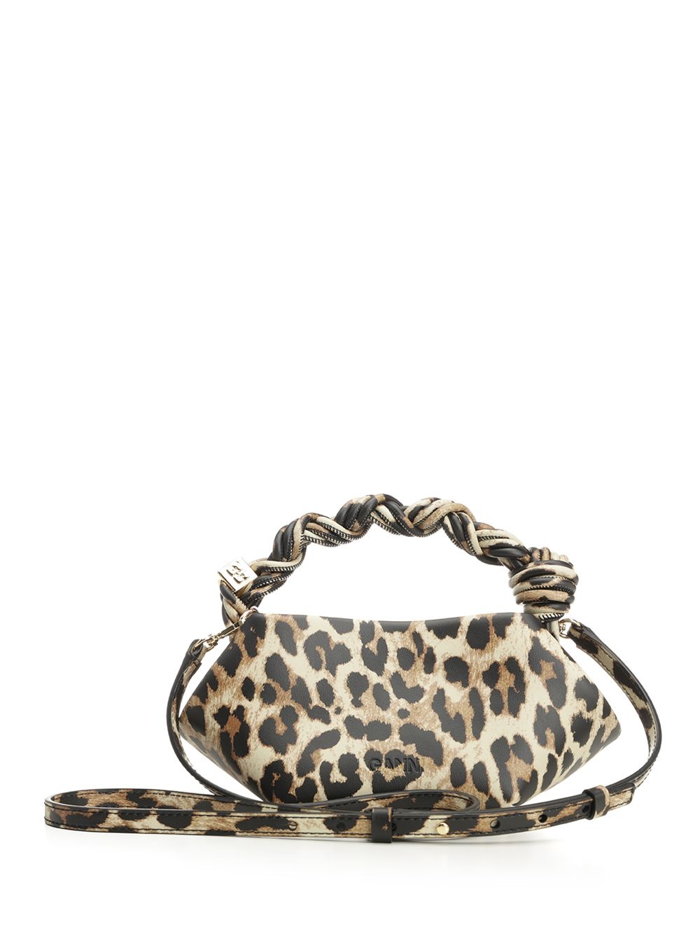 Ganni Bou Bag Mini Print Handbags Animalier - 3
