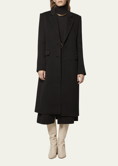 Another Tomorrow Cashmere Blend Tailored Peacoat outlook