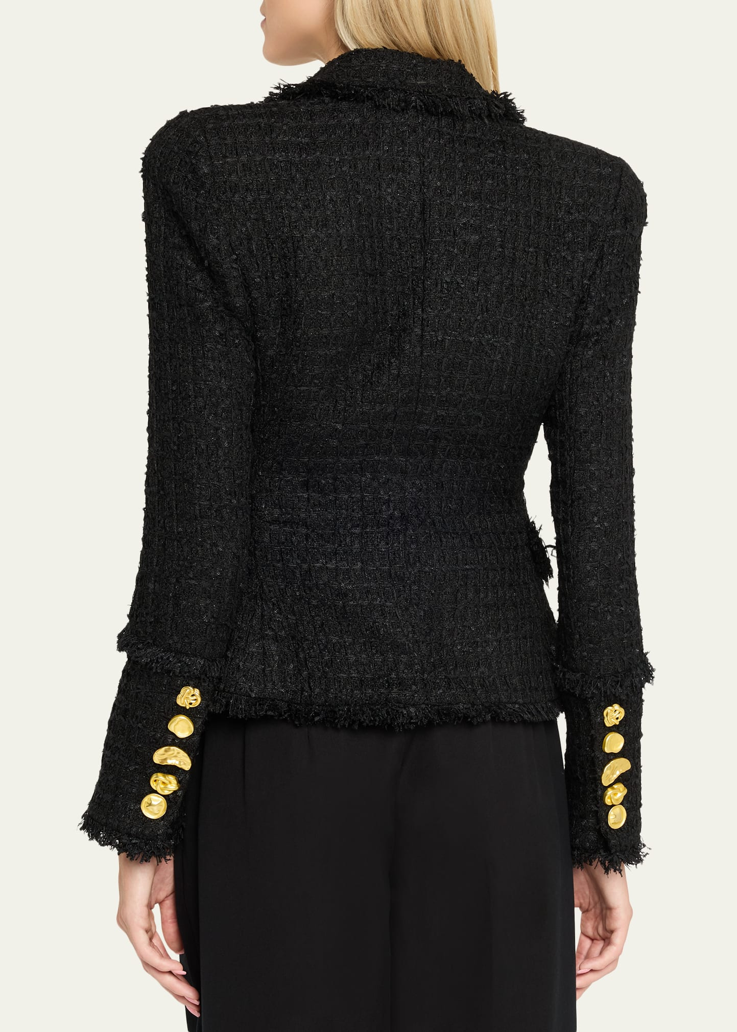 Kaisley Waffle Tweed Blazer - 3